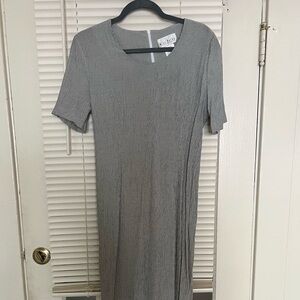 Long dress vintage gray